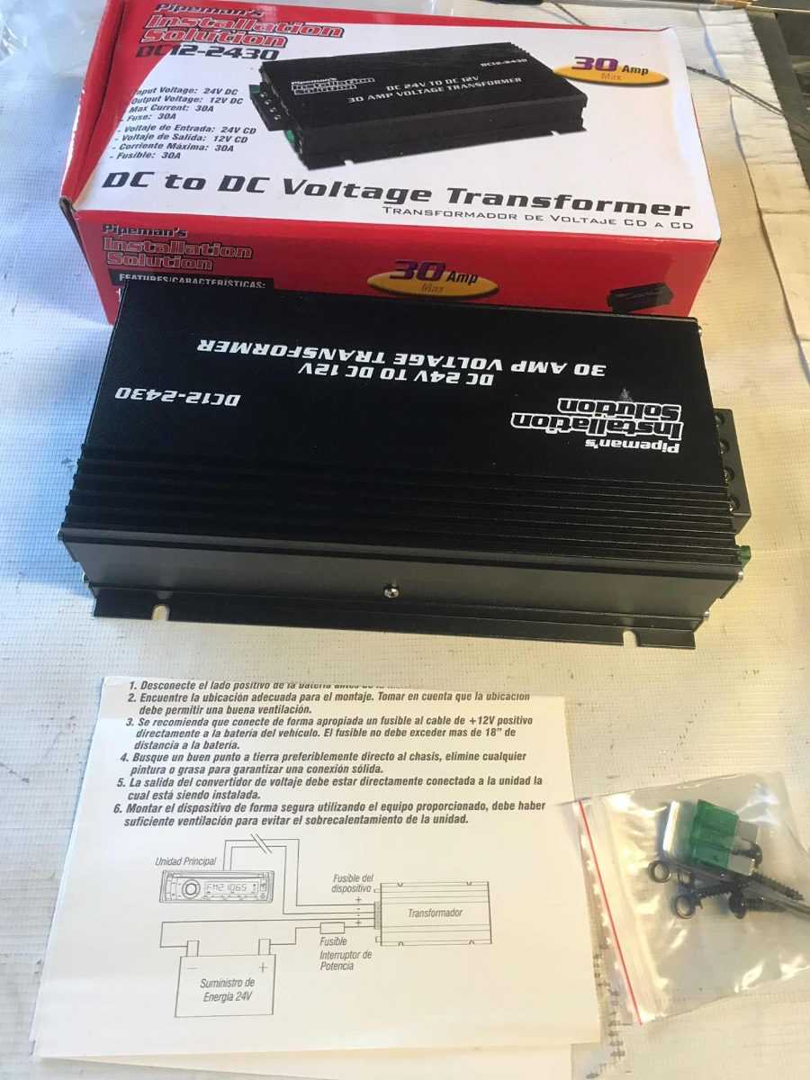 Inversor De Voltage 24v / 12v 30amp Para Camiones - Imagen 2