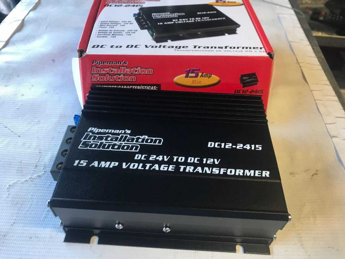 Inversor De Voltage 24v / 12v Instalar Radios En Camiones