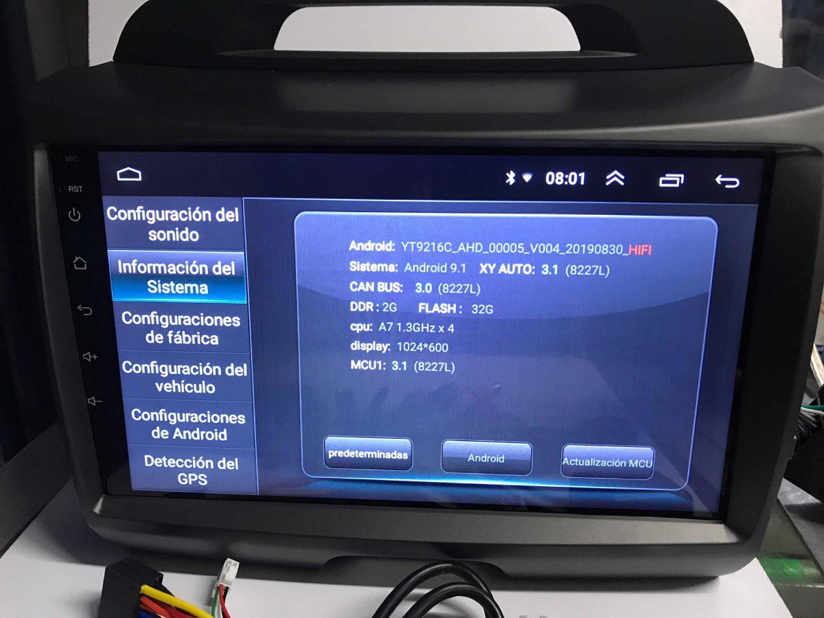 Radio Android 9.1 Gps Wifi Kia Sportage Revolution 2g + 32 - Imagen 3
