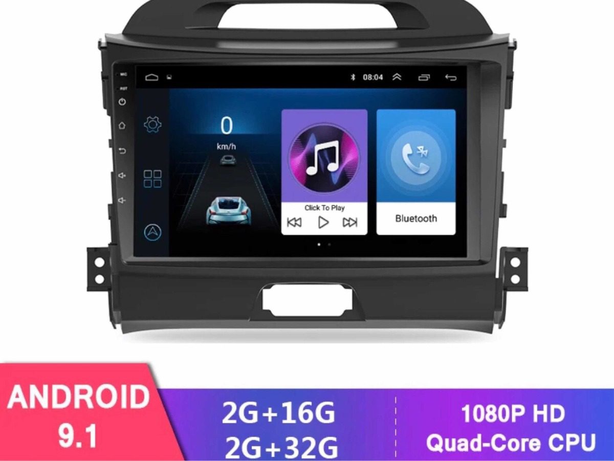 Radio Android 9.1 Gps Wifi Kia Sportage Revolution 2g + 32 - Imagen 2