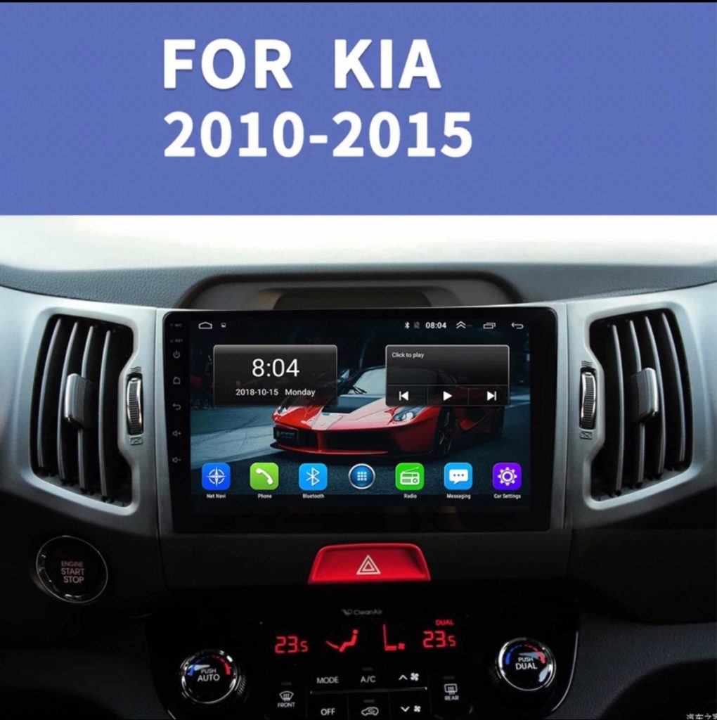 Pantalla 9 Android 10 Gps Wifi Kia Sportage Revolution Alarmas Car Audio