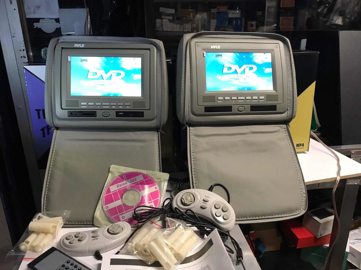 Pantallas Cabeseros Dvd Usb Sd Color Gris